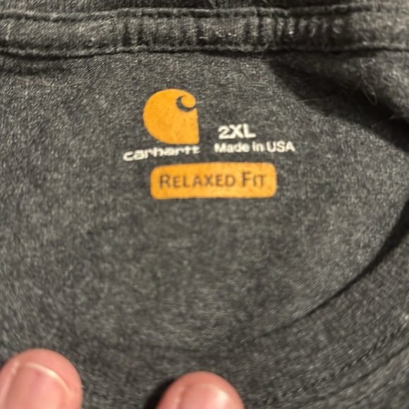 Carhartt gray with camo T-shirt size XXL - Picture 3 of 4